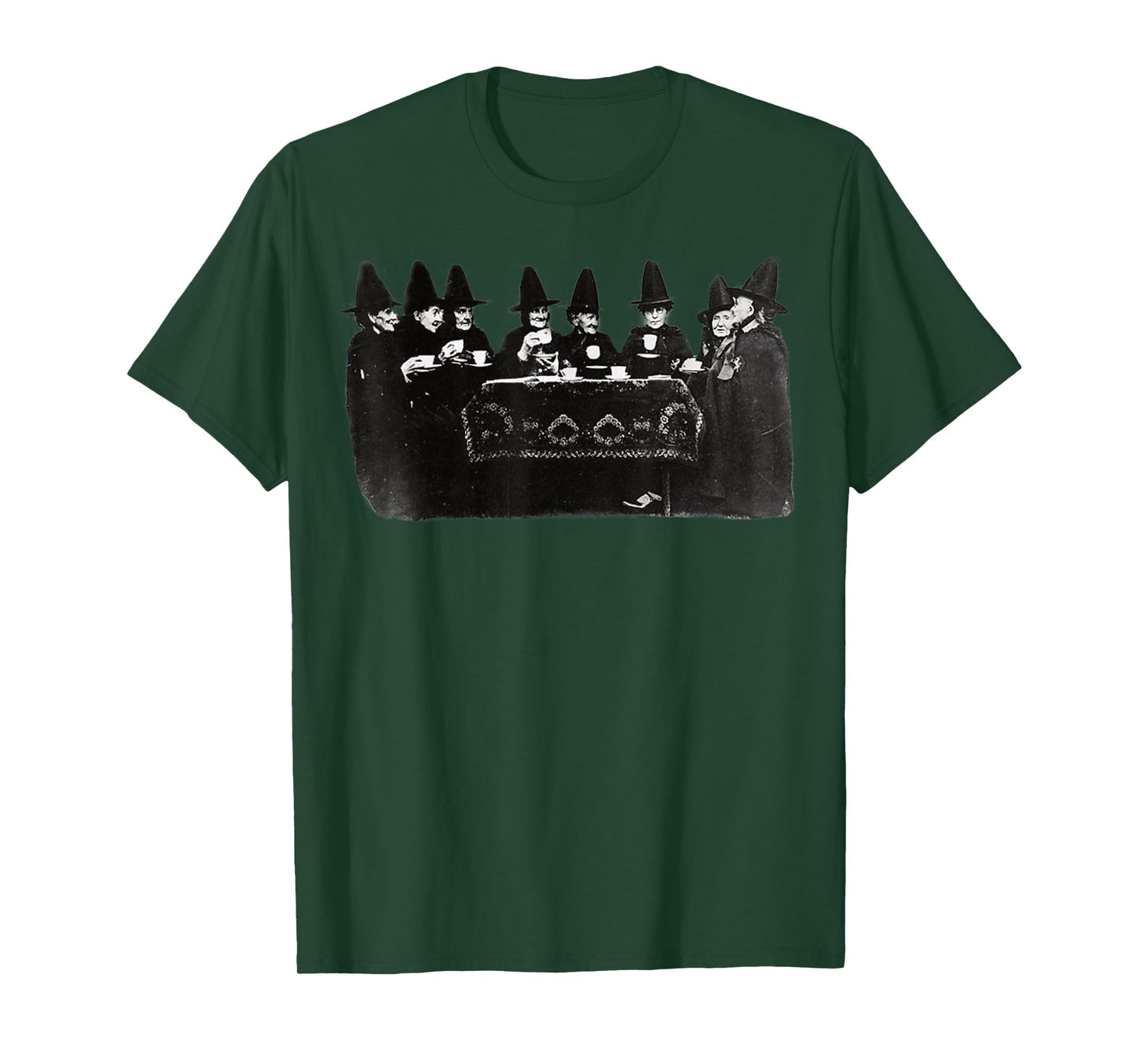 Vintage Witches Tea Party Victorian Witch T-Shirt