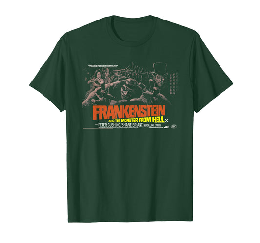 Frankenstein & The Monster from Hell Movie Poster Art T-Shirt