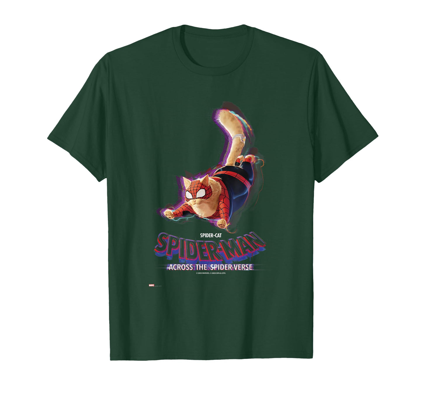 Marvel Spider-Man Across The Spider-Verse Part 1 Spider-Cat T-Shirt