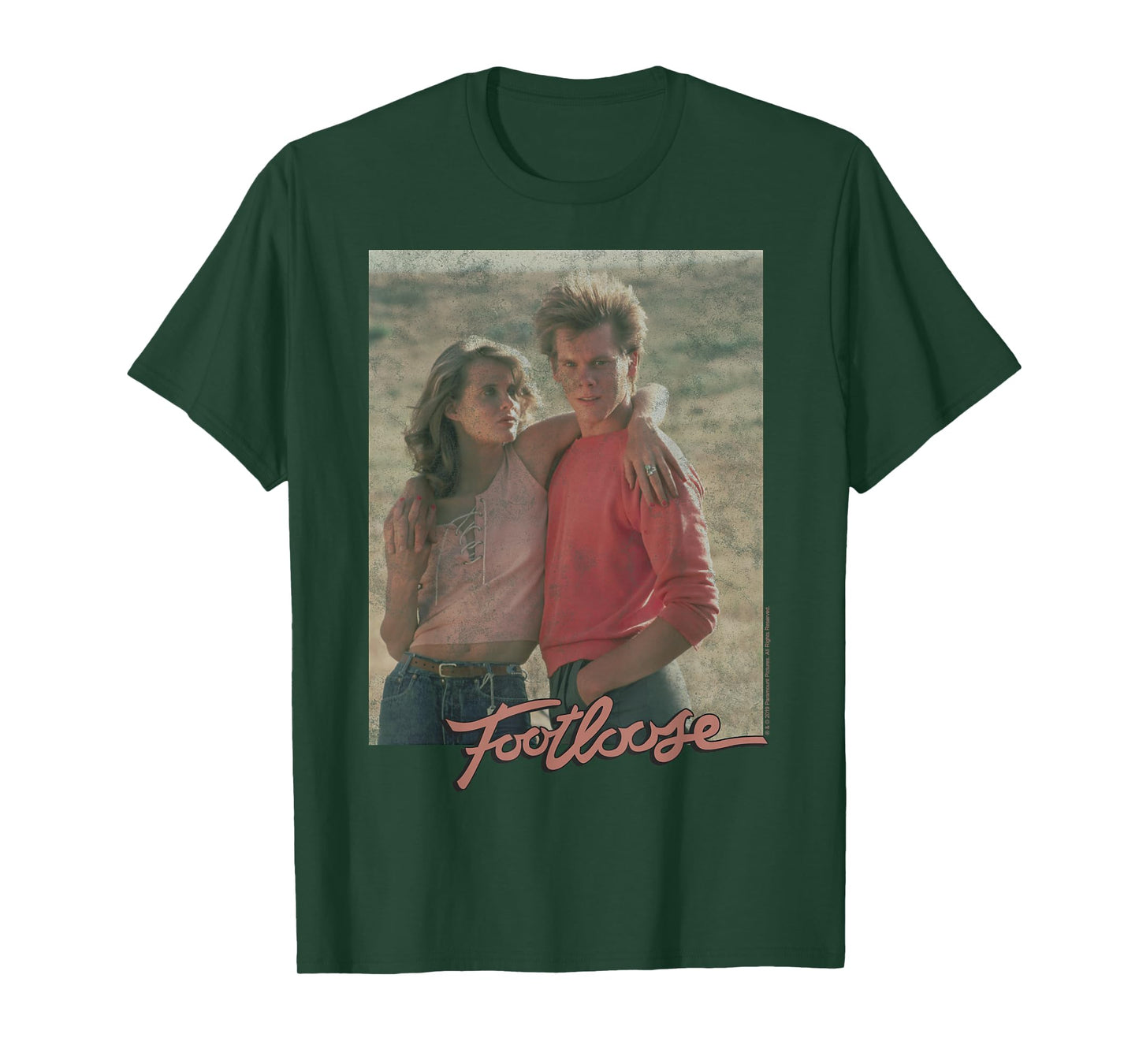 Footloose Ren McCormack Ariel Moore Portrait Title Logo T-Shirt