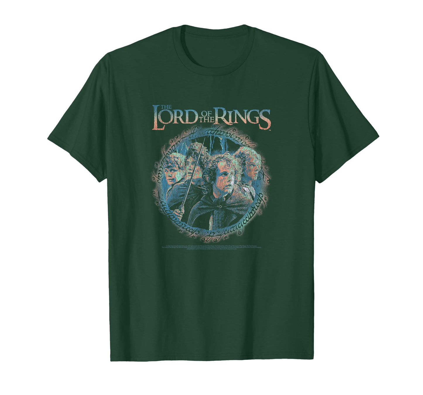 The Lord of The Rings Group Shot Ring Circle of Friends T-Shirt