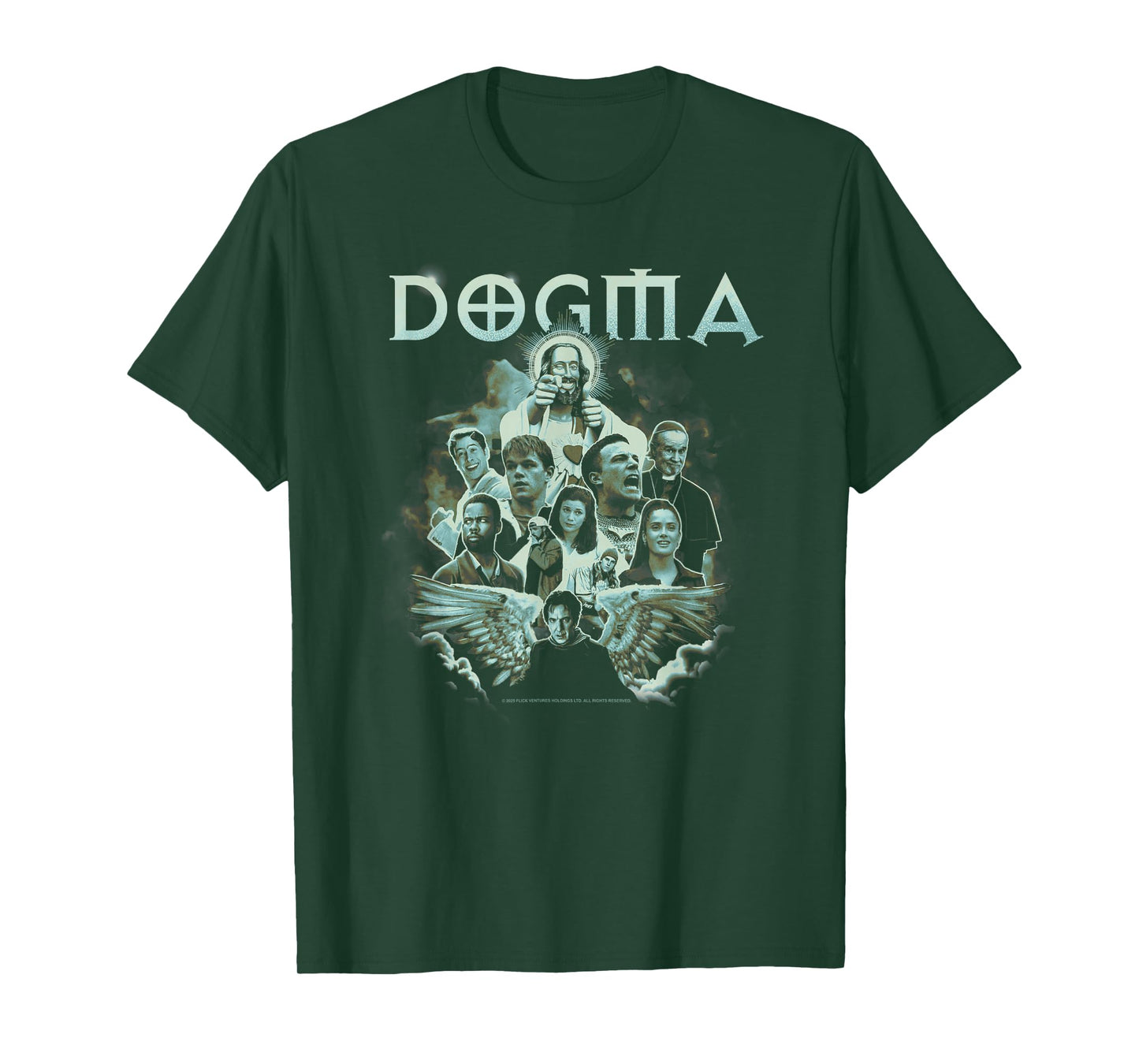 Dogma Prepare Thyself Black and White Group Shot Collage T-Shirt