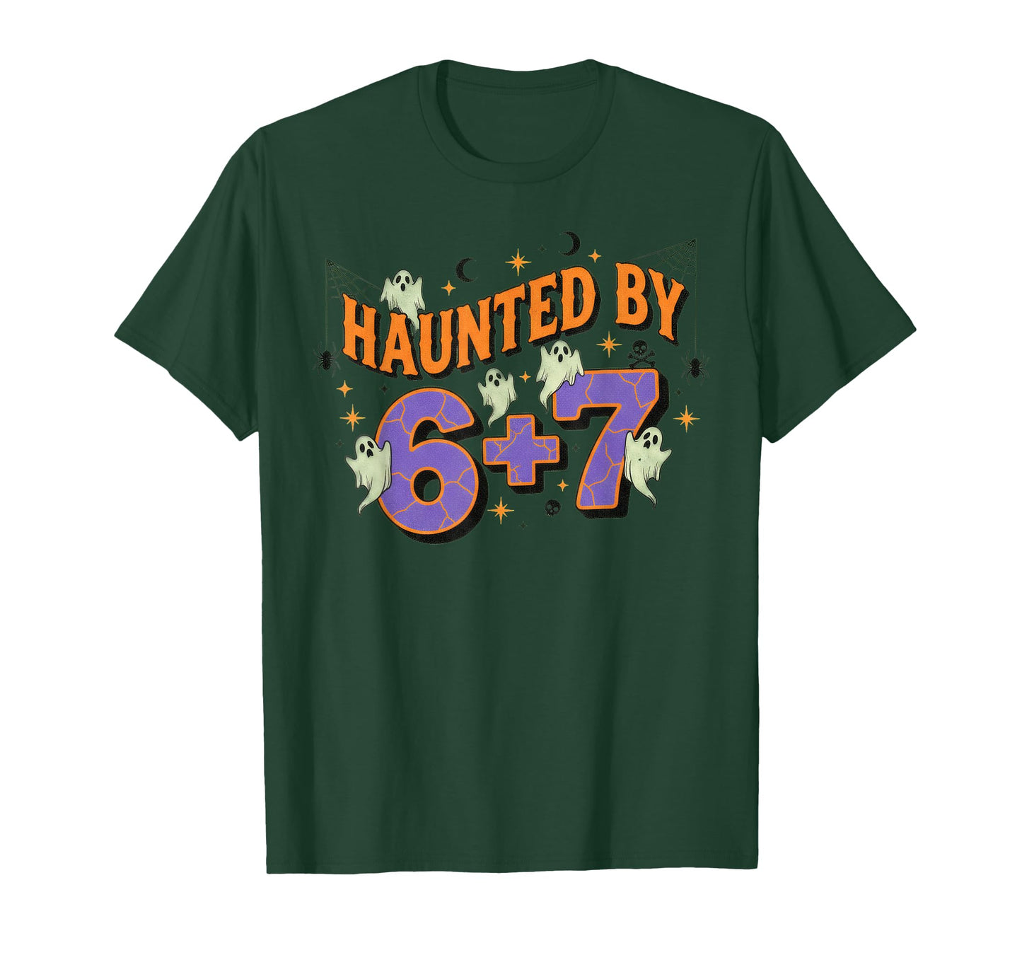 67 Meme Halloween Costume Haunted by 6-7 T-Shirt