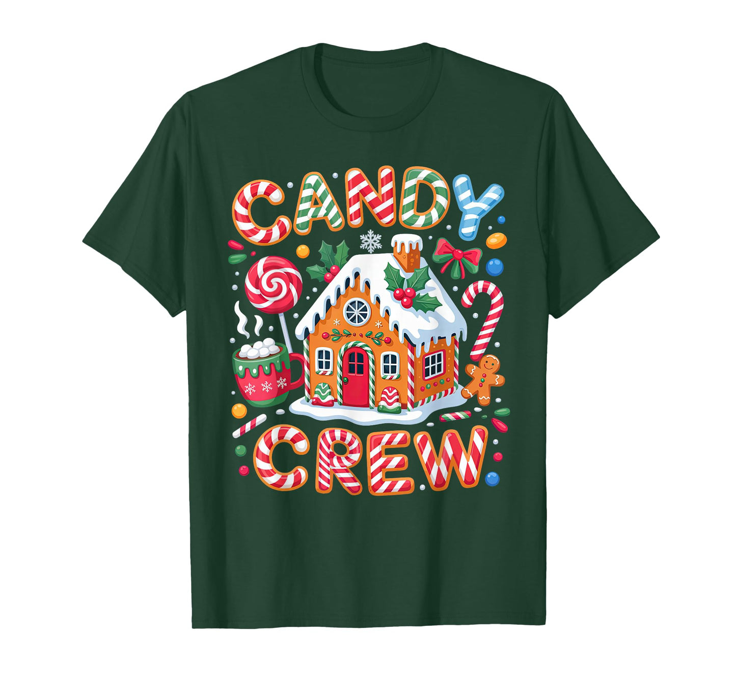 Candy Crew Christmas Candy Land Kids Candy Crew Christmas T-Shirt