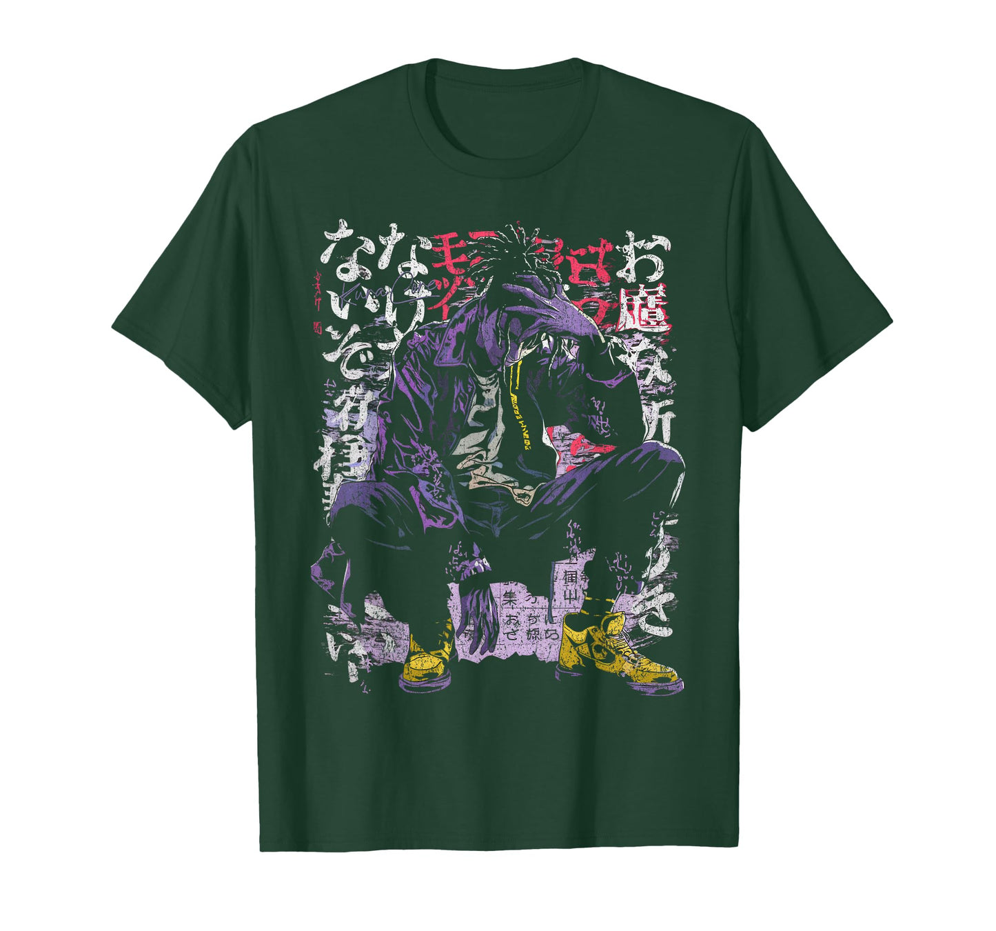 Japanese Streetwear Cyberpunk Y2K Retro Techwear Manga Anime T-Shirt