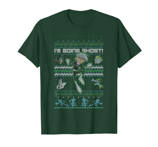 Danny Phantom Christmas I'm Going Ghost Ugly Sweater T-Shirt