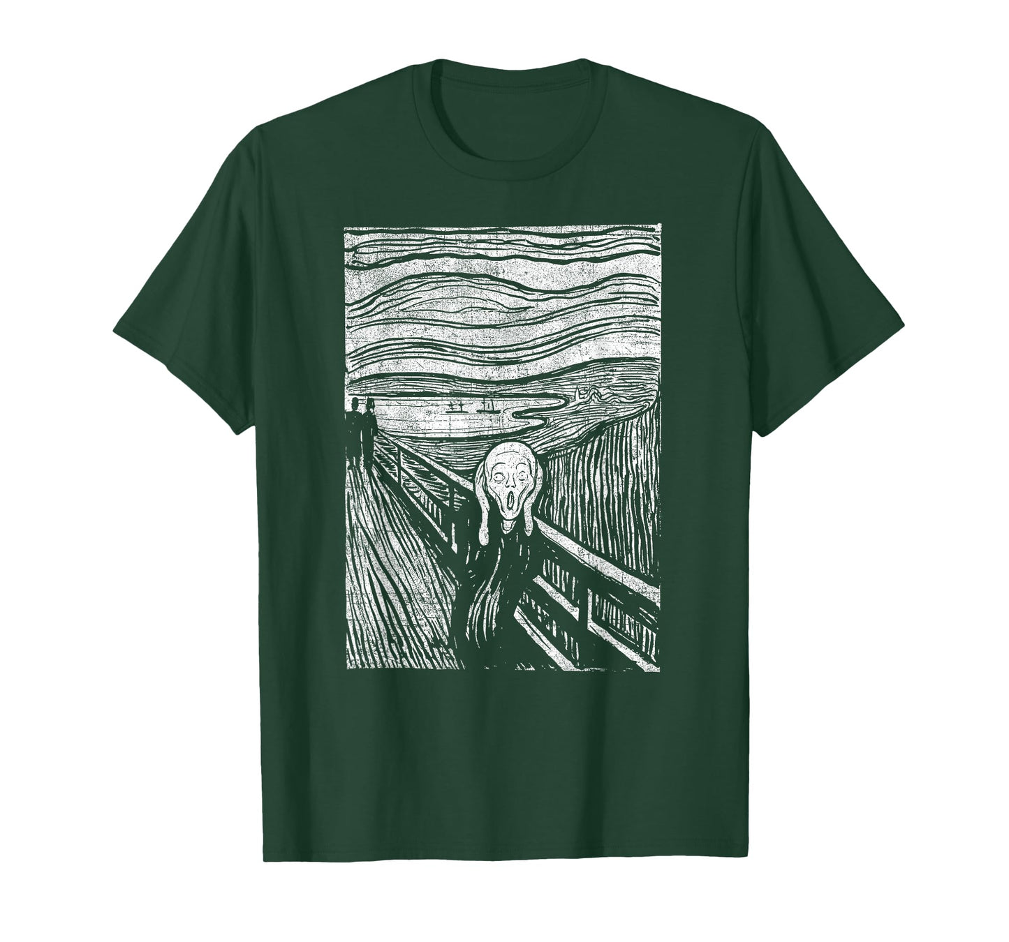 The Scream Famous Art by Munch Artist Painting Vintage T-Shirt