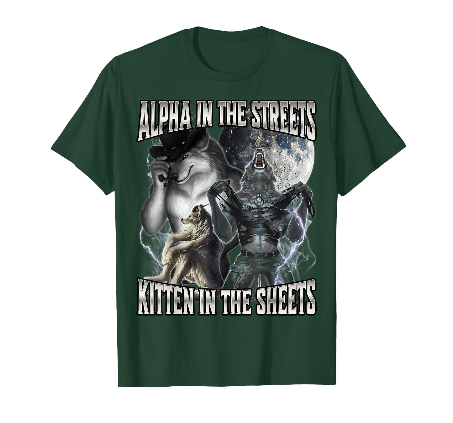 Alpha In The Streets Kitten In The Sheets T-Shirt