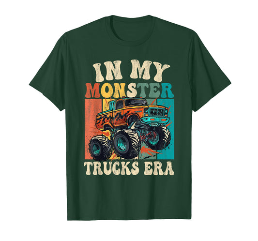 In My Monster Trucks Era Vintage Retro Monster Truck T-Shirt