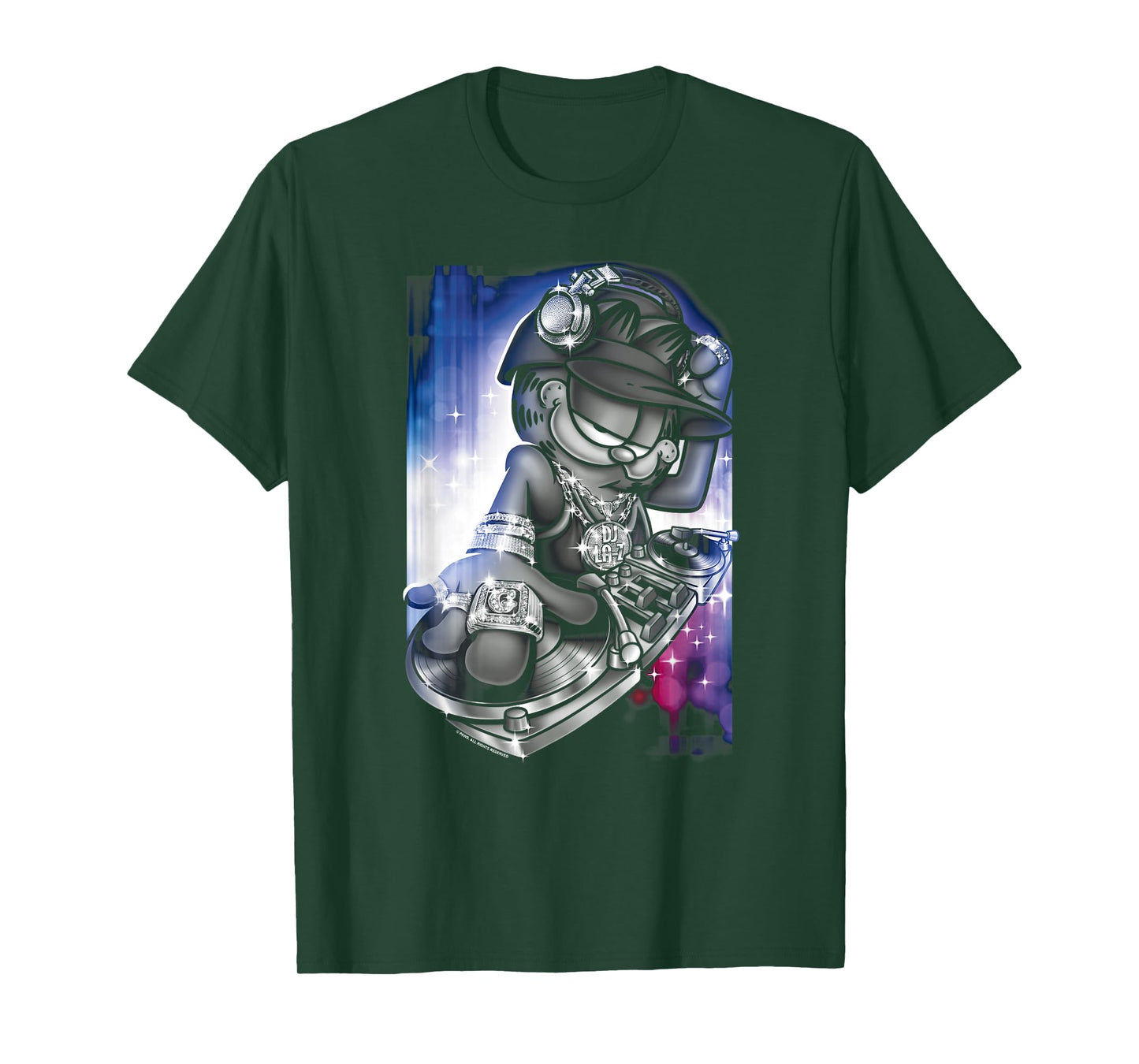 Garfield DJ Lazy T-Shirt