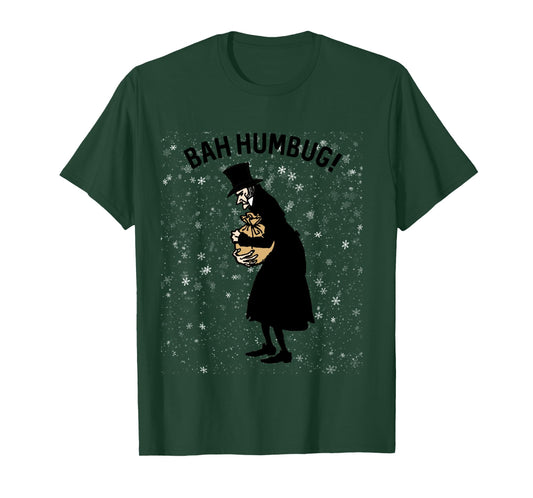 Retro Christmas Scrooge Bah Humbug Shirt-Xmas Scrooge Long Sleeve T-Shirt