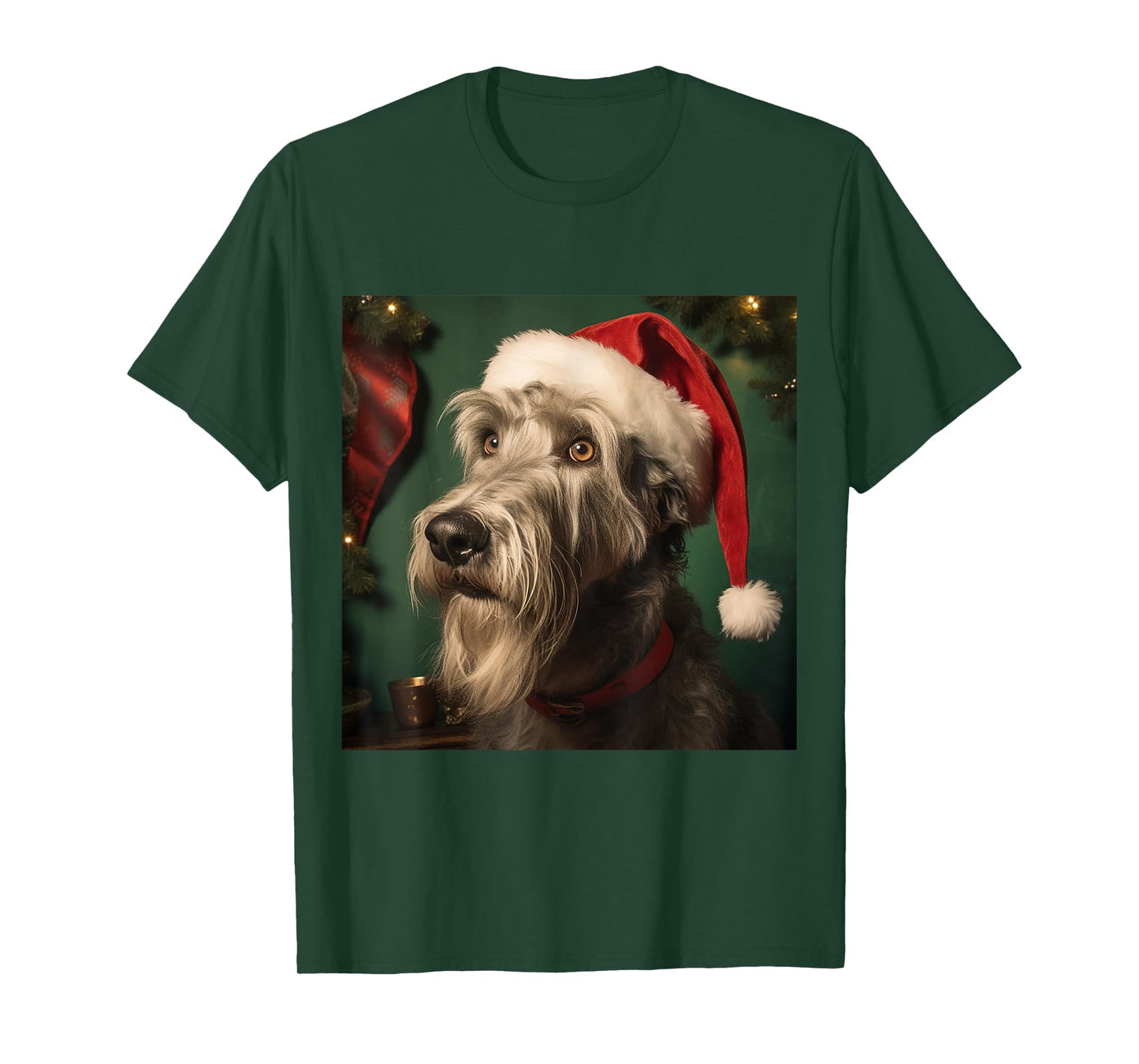 Christmas Irish Wolfhound - Irish Wolfhound Christmas T-Shirt