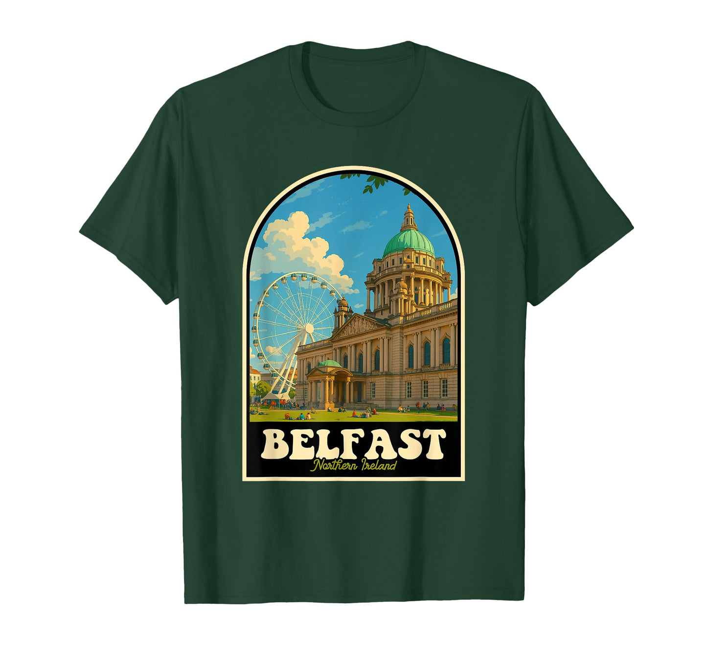 Belfast Northern Ireland Vintage T-Shirt