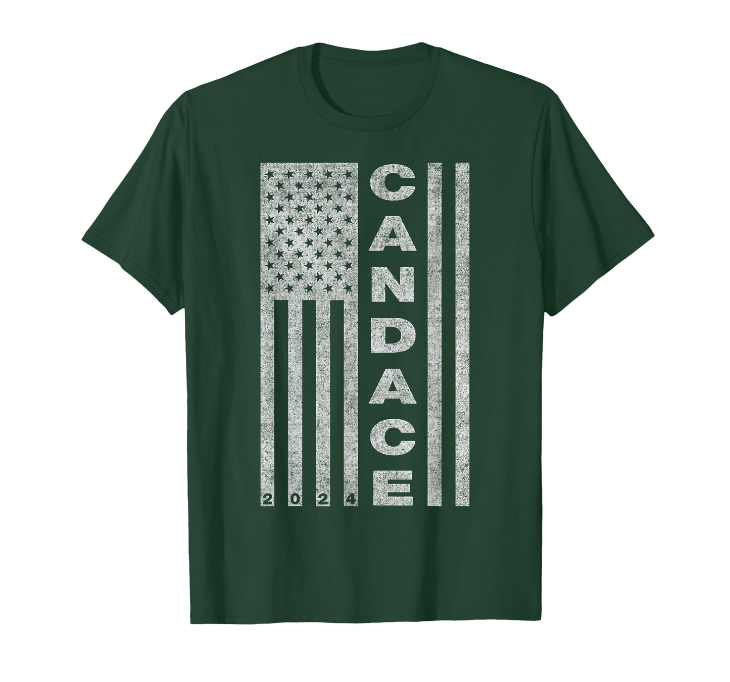 Vote Candace Owens for President 2024, Conservative USA Flag T-Shirt