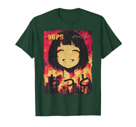 Japanese Streetwear Cyberpunk Y2K Techwear Retro Manga Anime T-Shirt