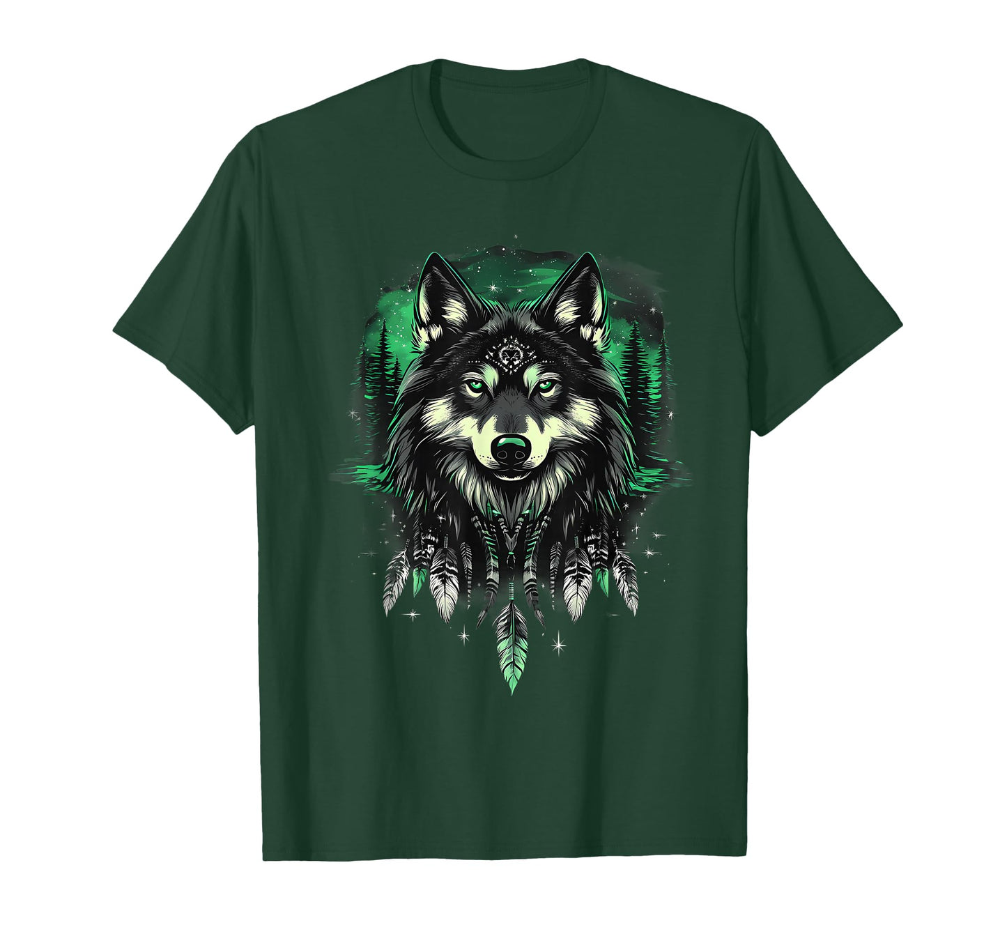Wolf Indian Tribe Native American Pride Native American T-Shirt