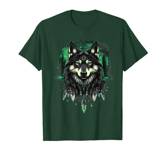 Wolf Indian Tribe Native American Pride Native American T-Shirt