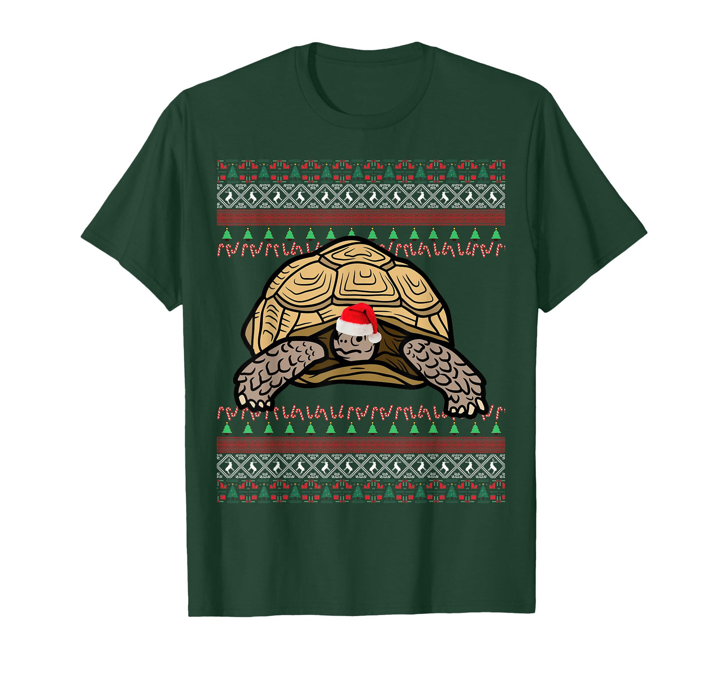 African Sulcata Tortoise Christmas T-Shirt