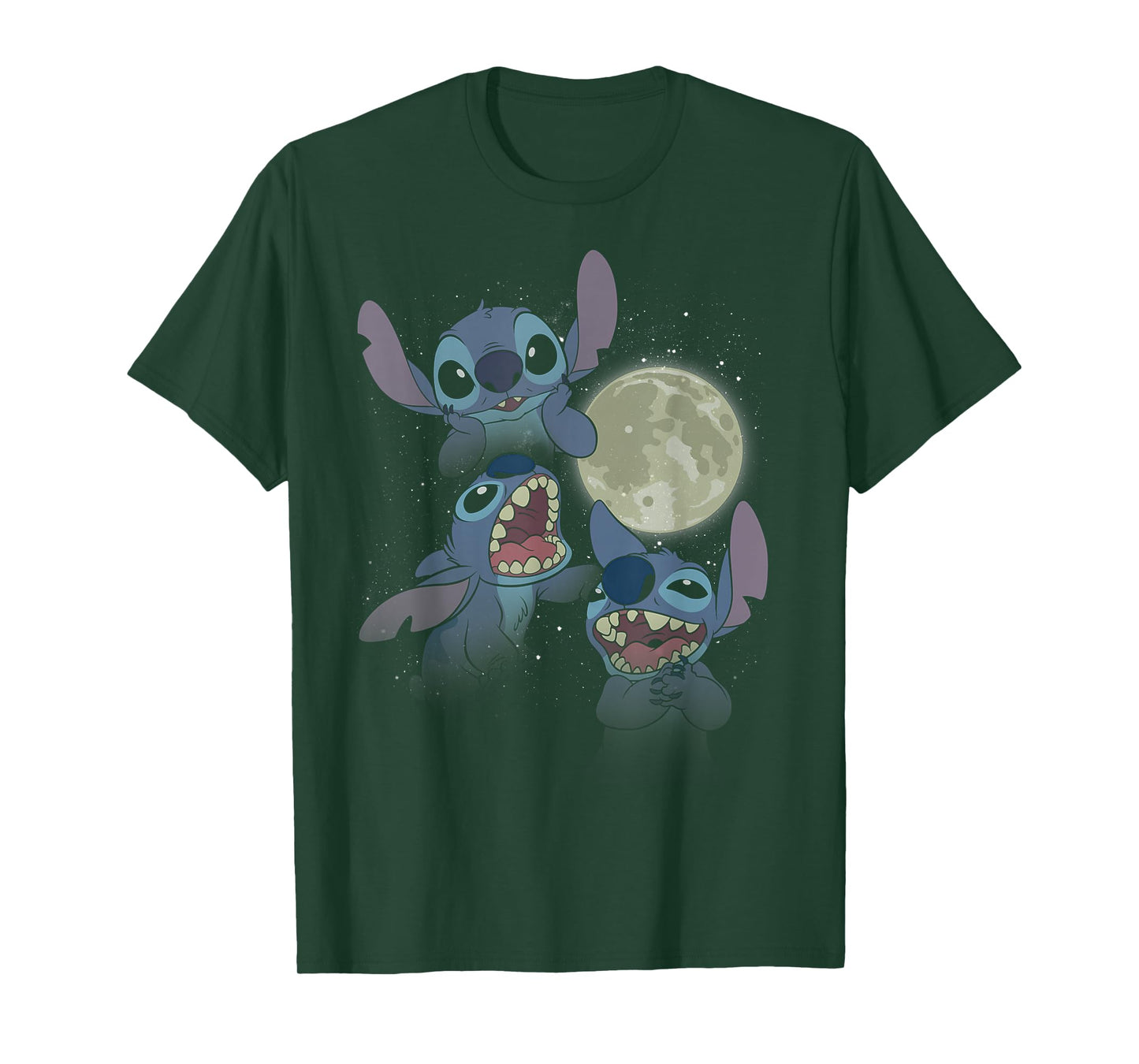 Disney Lilo & Stitch Moonlight Collage T-Shirt
