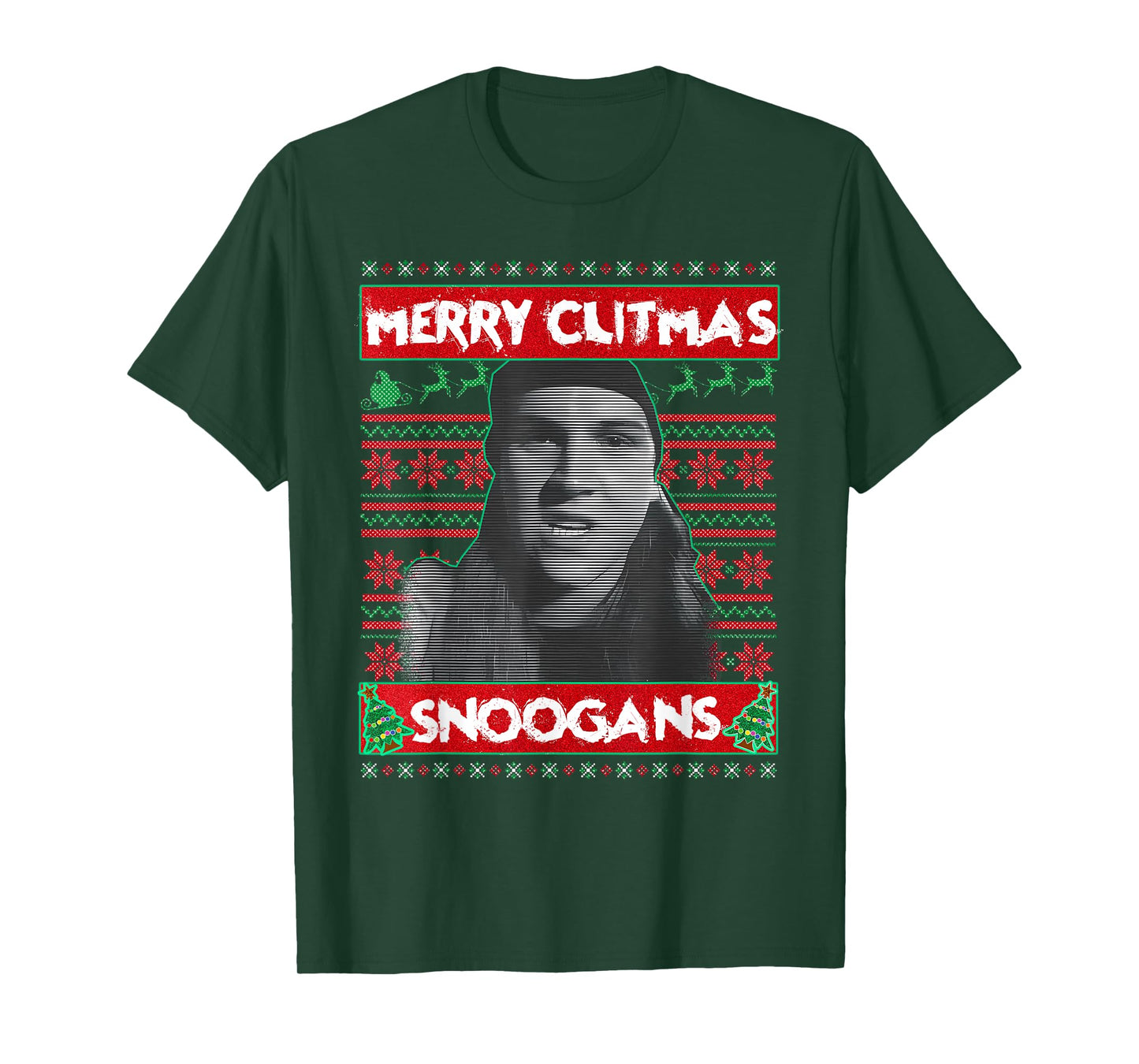 Kevin Smith Jay & Silent Bob Xmas Clitmas Commander Snoogans T-Shirt