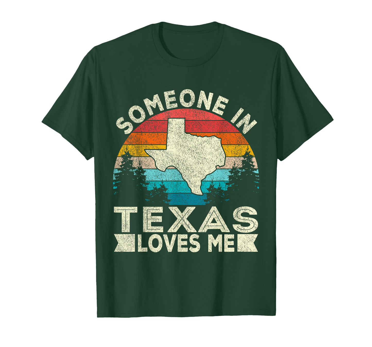 Someone in Texas Loves Me Retro Texas T-Shirt