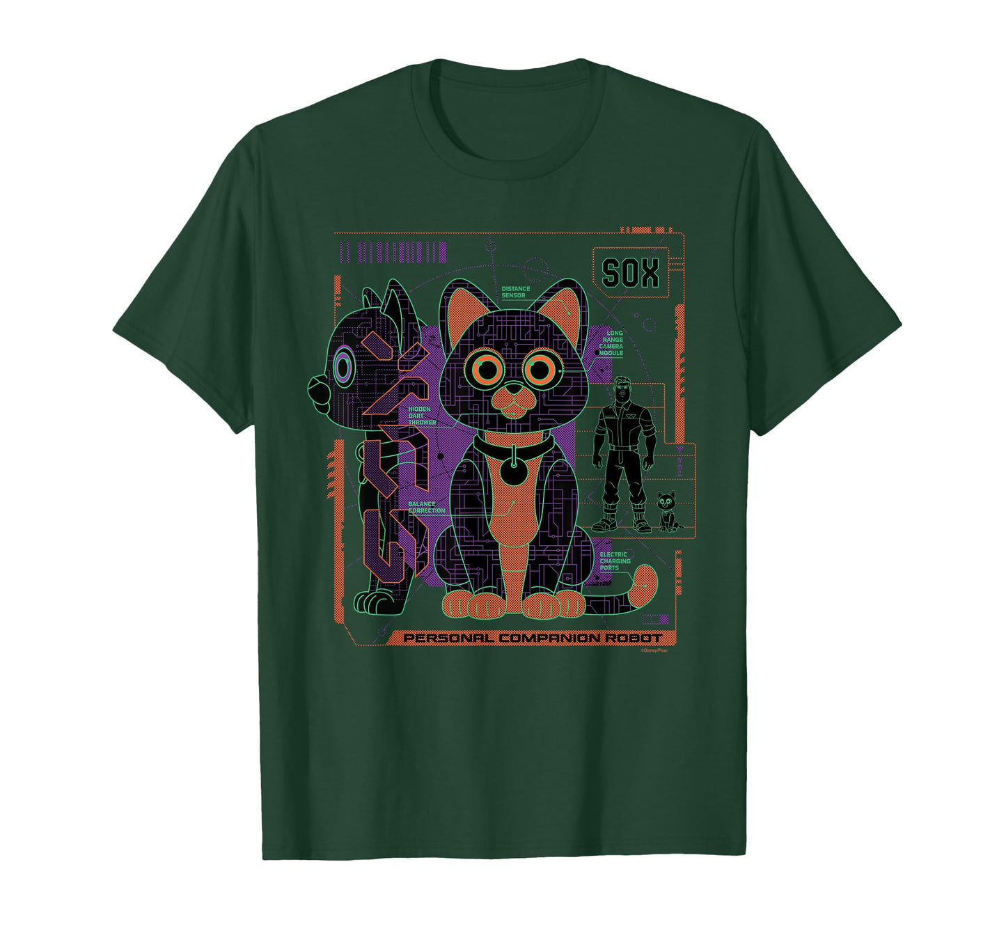 Disney Pixar Lightyear Sox Personal Companion Robot T-Shirt