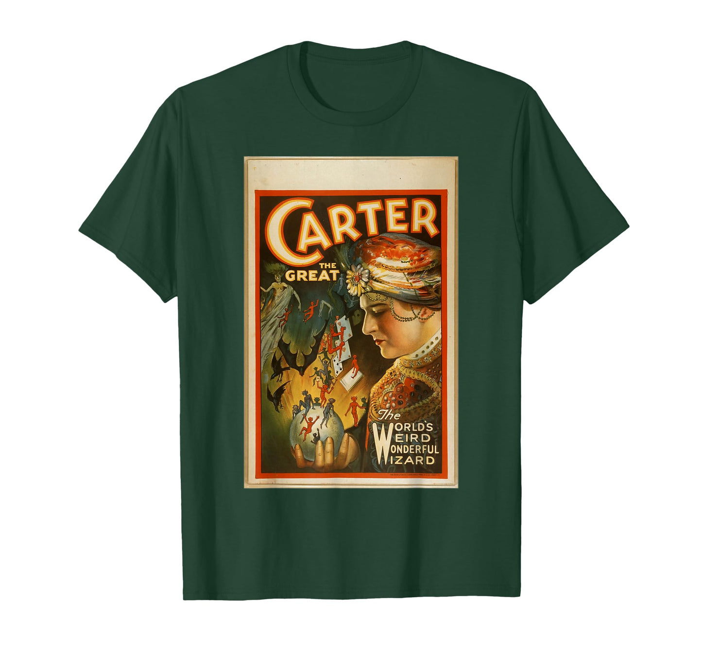 Carter The Great The World's Weird Wonderful Wizard T-Shirt
