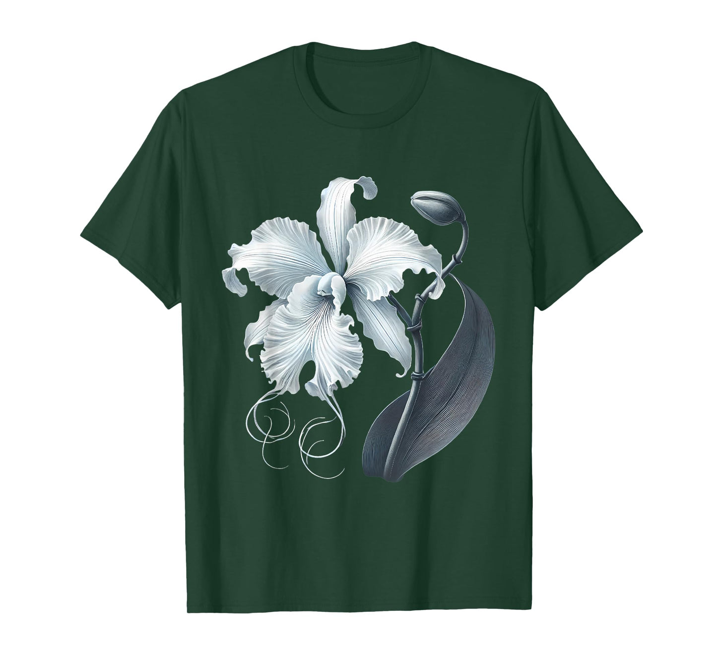 Ghost Orchid Flower Plant T-Shirt