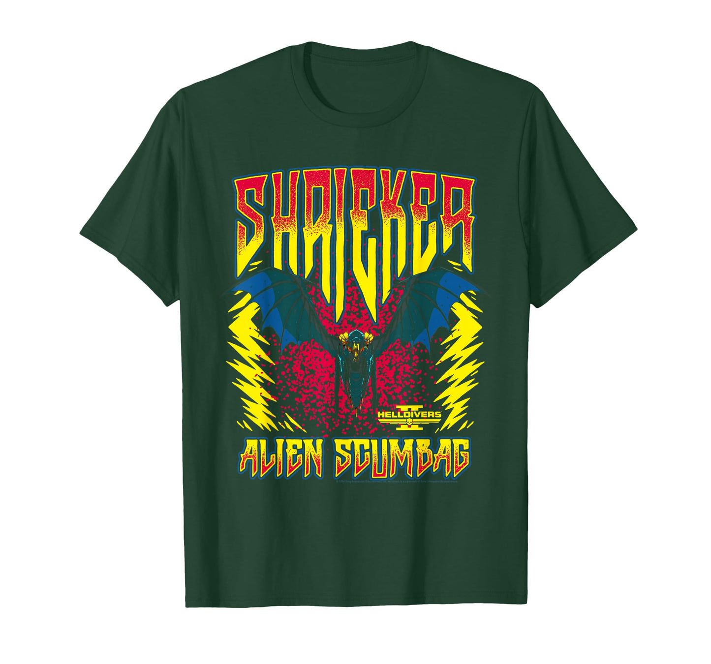 Helldivers 2 Sony Playstation Video Game Shrieker Scumbag T-Shirt