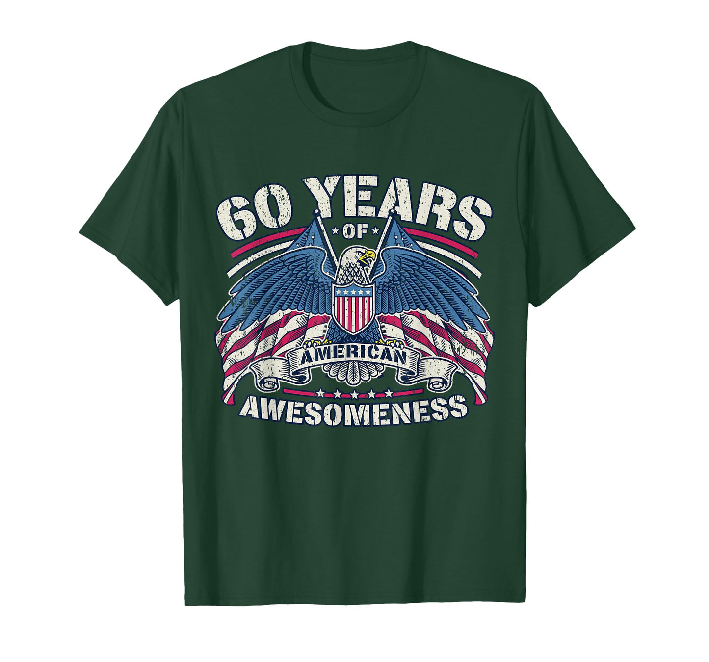 Patriotic 60th Birthday USA I American Patriot 60 Years T-Shirt
