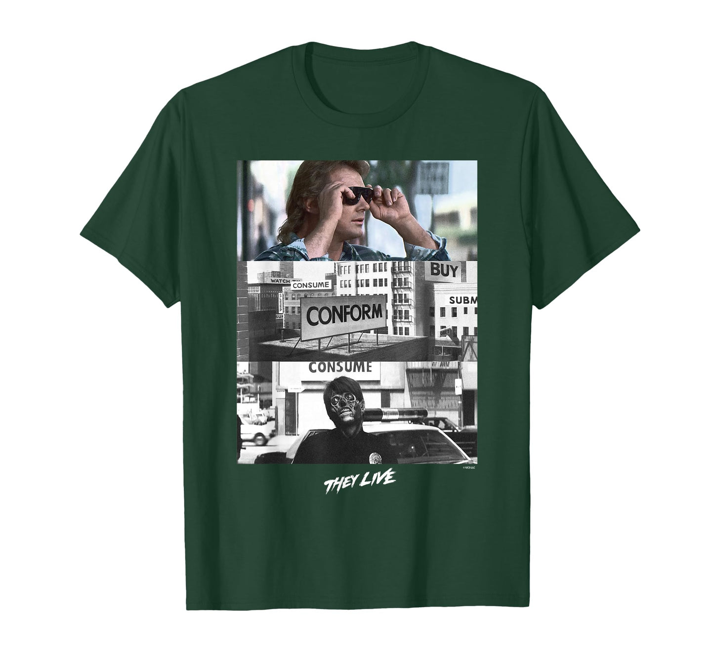 They Live John Nada Glasses Reveal T-Shirt