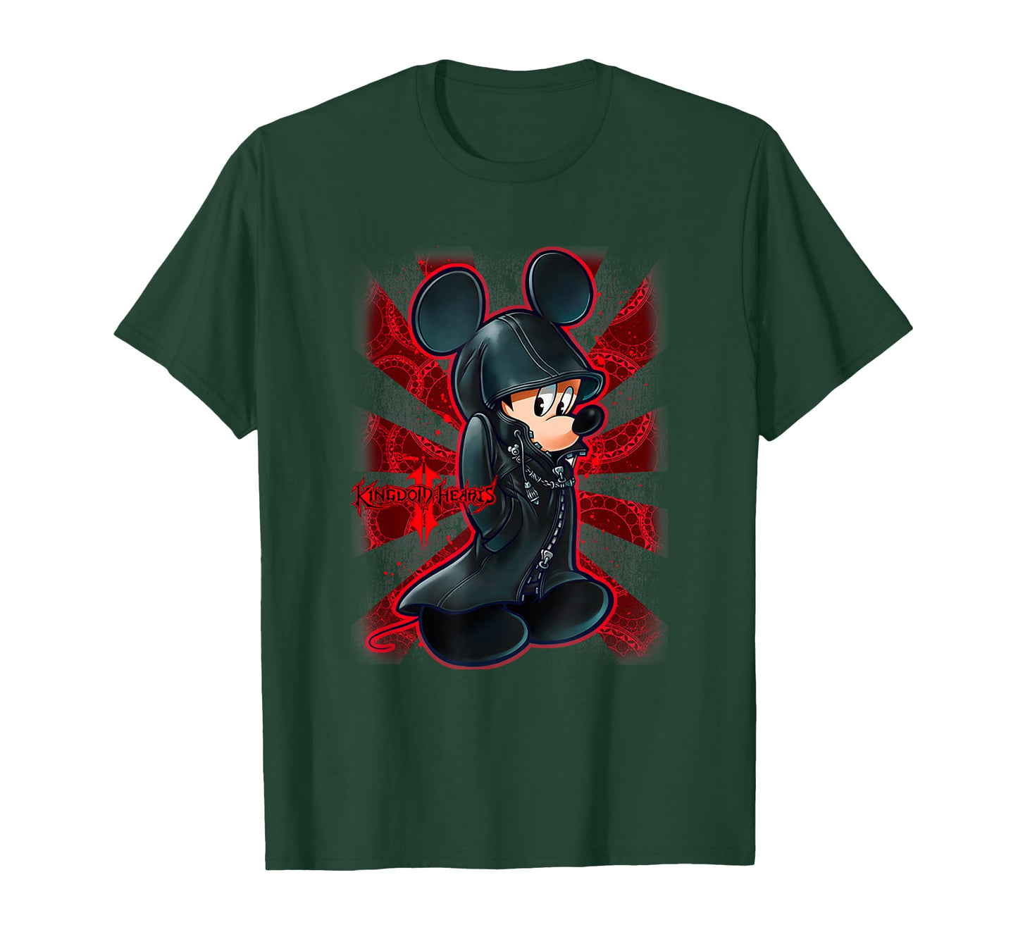Disney Kingdom Hearts II Mysterious King Mickey Big Portrait T-Shirt
