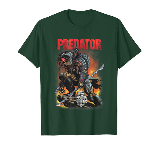 Predator Ready To Hunt Big Chest Iconic Retro Poster V2 T-Shirt