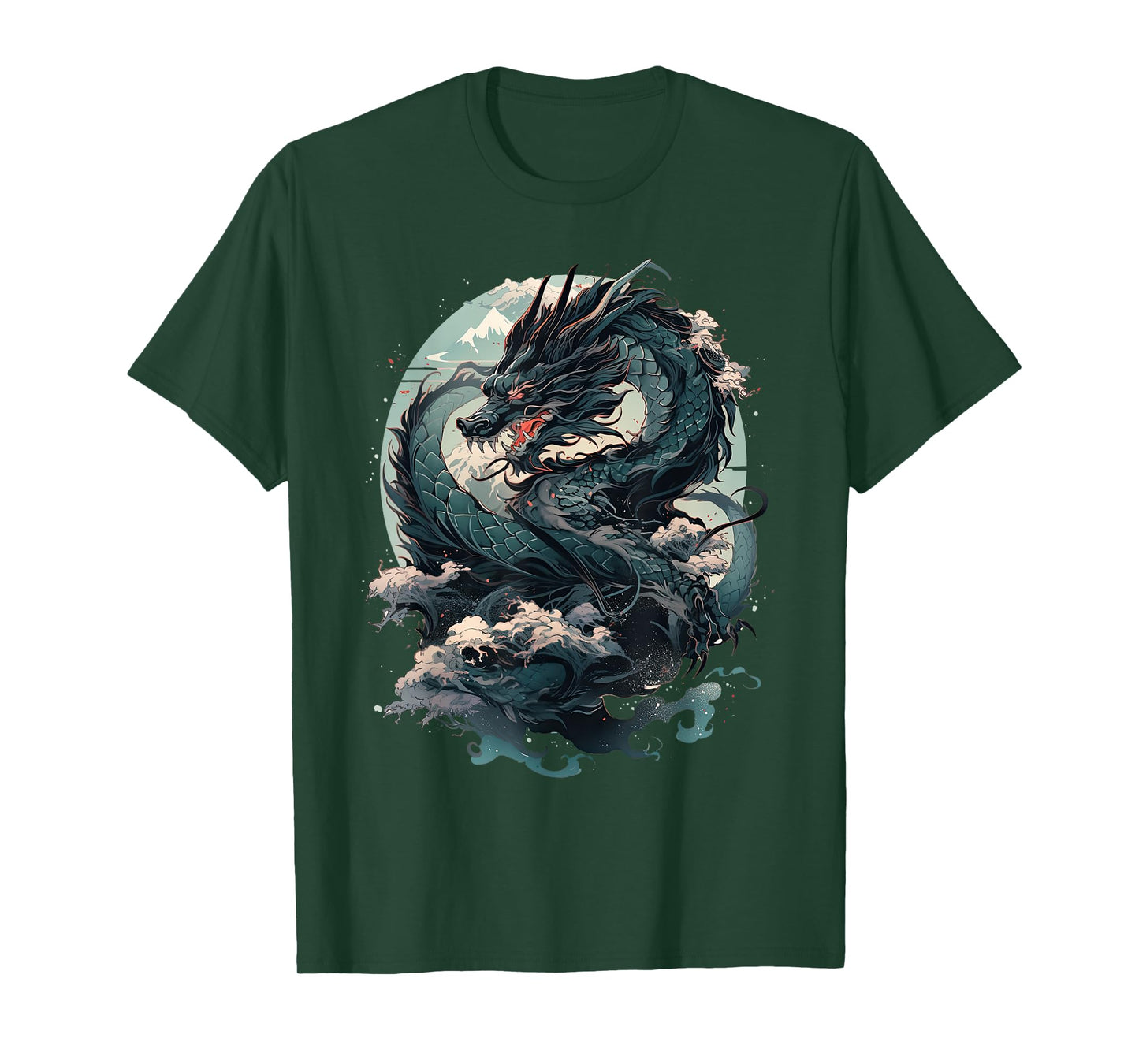Japanese Aesthetic Dragon japanese art Japan Tattoo T-Shirt