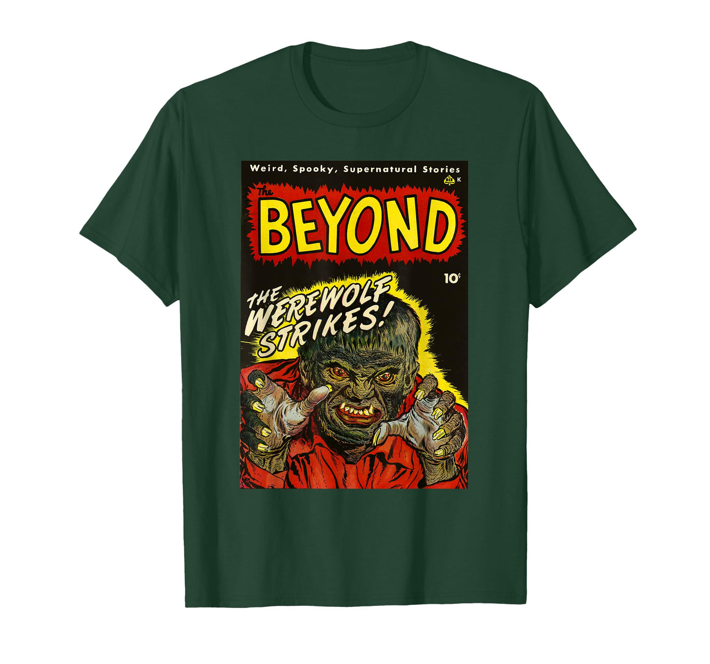 Wolfman Halloween Monster Vintage Horror Movie Werewolf T-Shirt