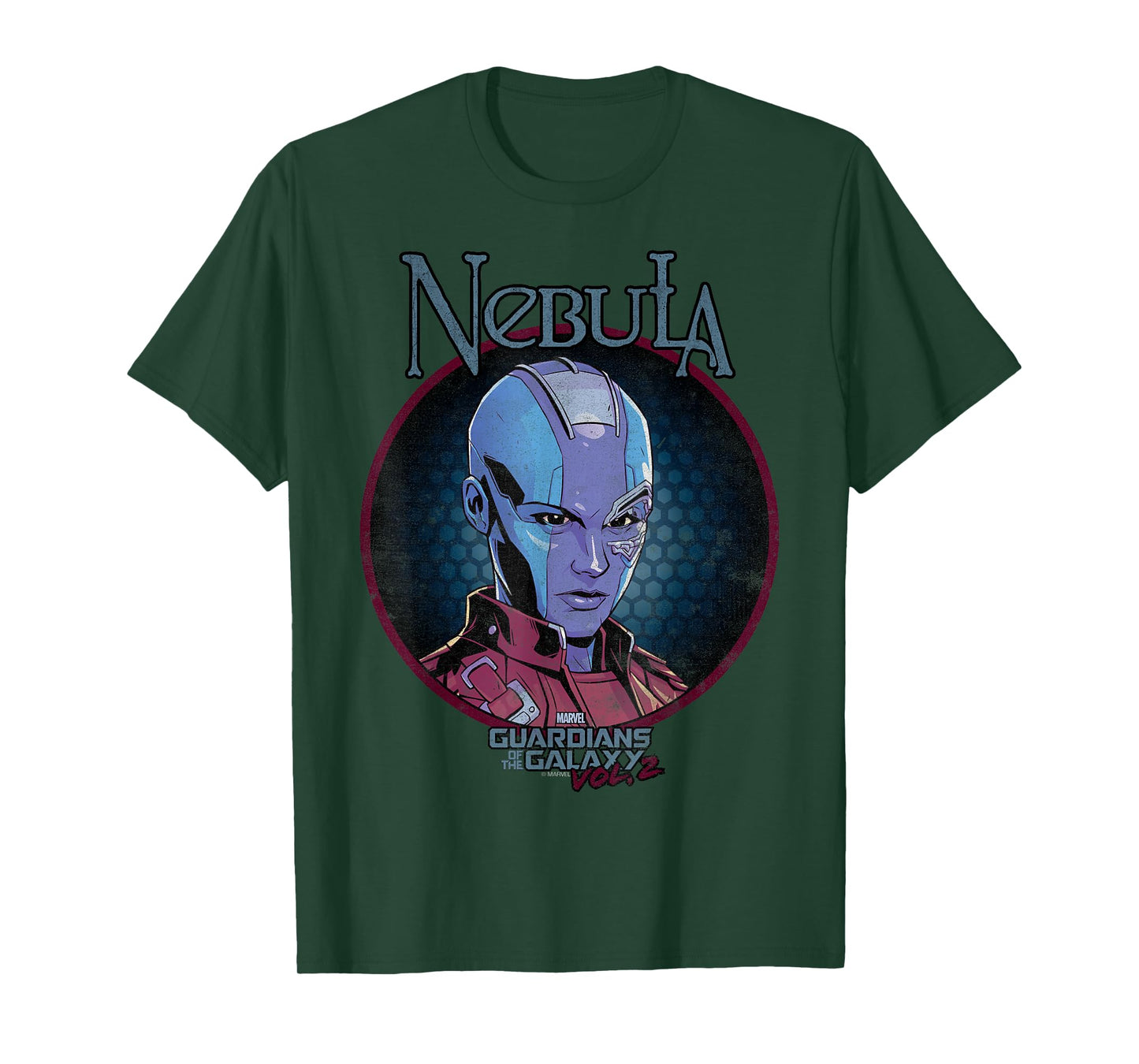 Marvel Guardians of The Galaxy Vol 2 Nebula Rock Portrait T-Shirt