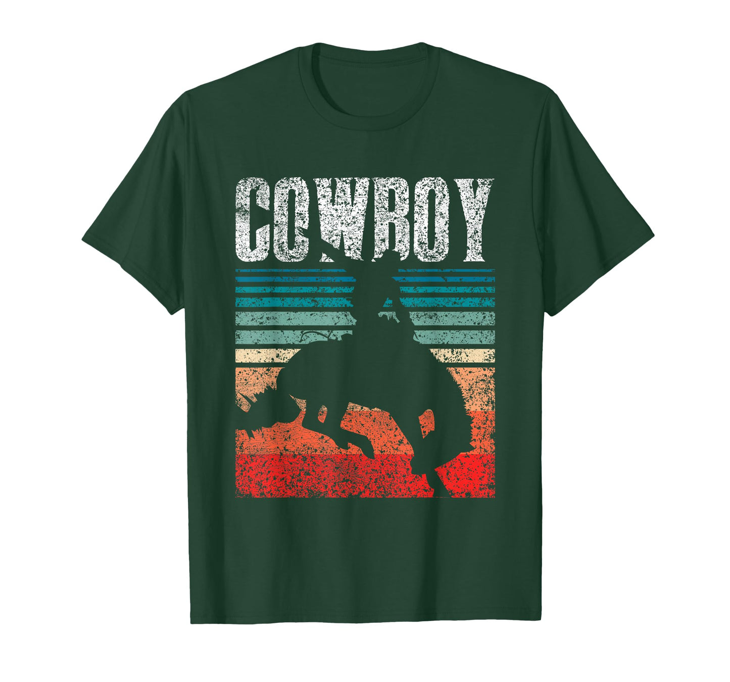 Love Design Cowboys Lover Cowboy - Mens & Womens Unisex-Youth Boys Black Polyester 65% Cotton 35% Short Sleeve Crew Neck Regular Fit T-Shirt - Cowboy T-Shirt - Small - Christmas, Birthday