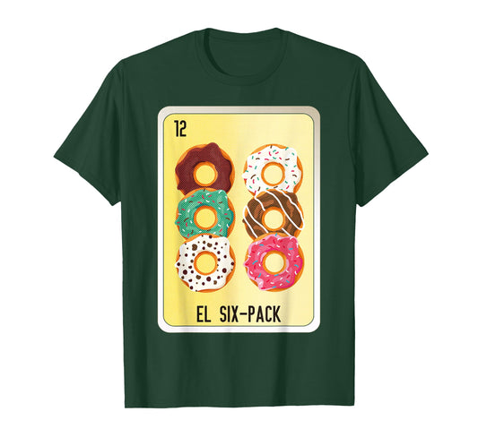 El Six-Pack Mexican Slang Chicano Bingo Cards T-Shirt