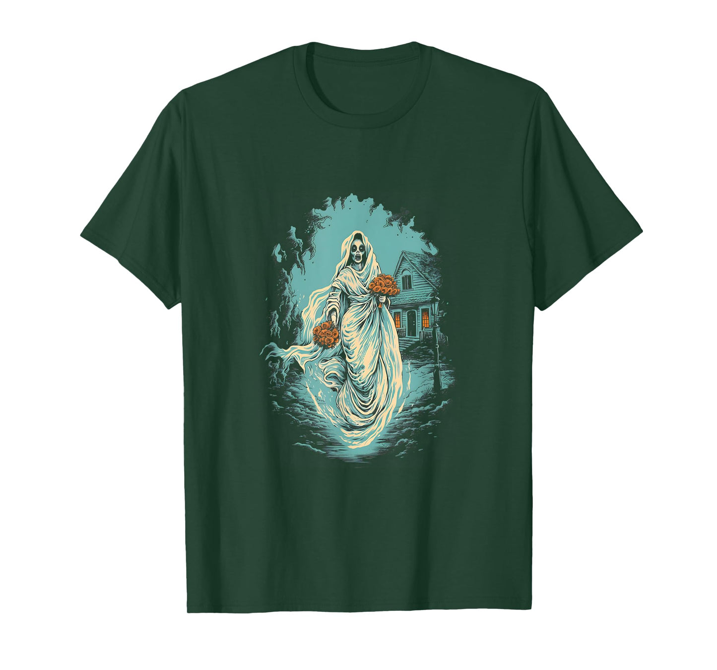 Ghost Bride / La Llorona by Haunted Horror Halloween T-Shirt