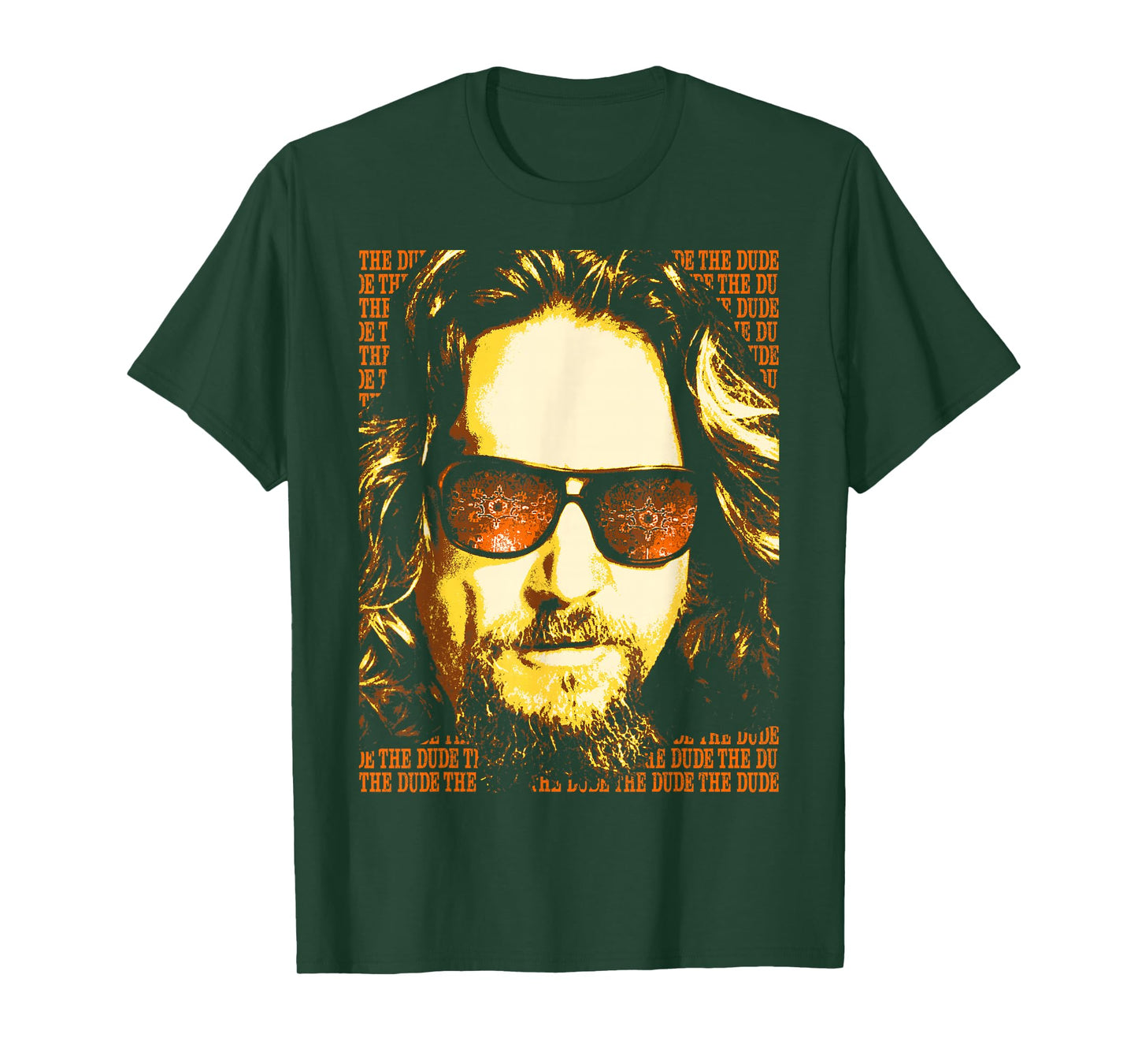 Big Lebowski The Dude Portrait Graphic T-Shirt T-Shirt