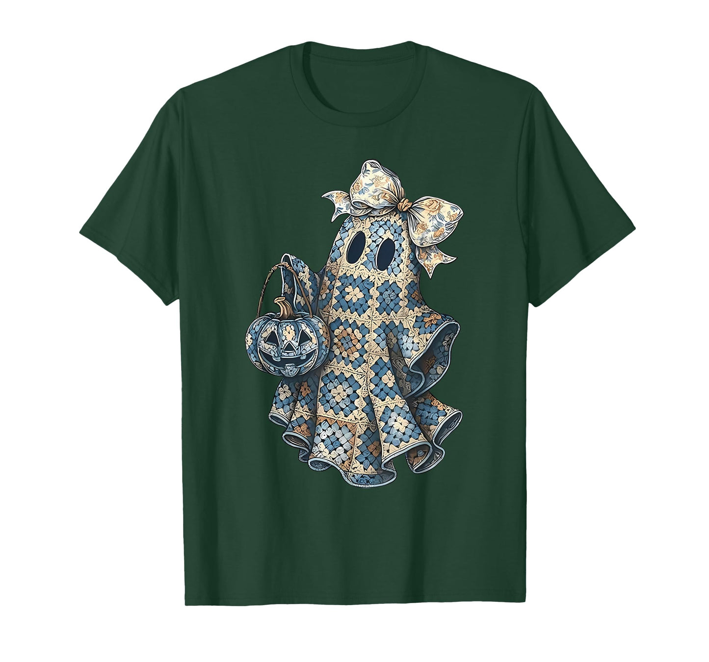 Ghost Coquette Crocheting Yarn Knitting Crafting Halloween T-Shirt