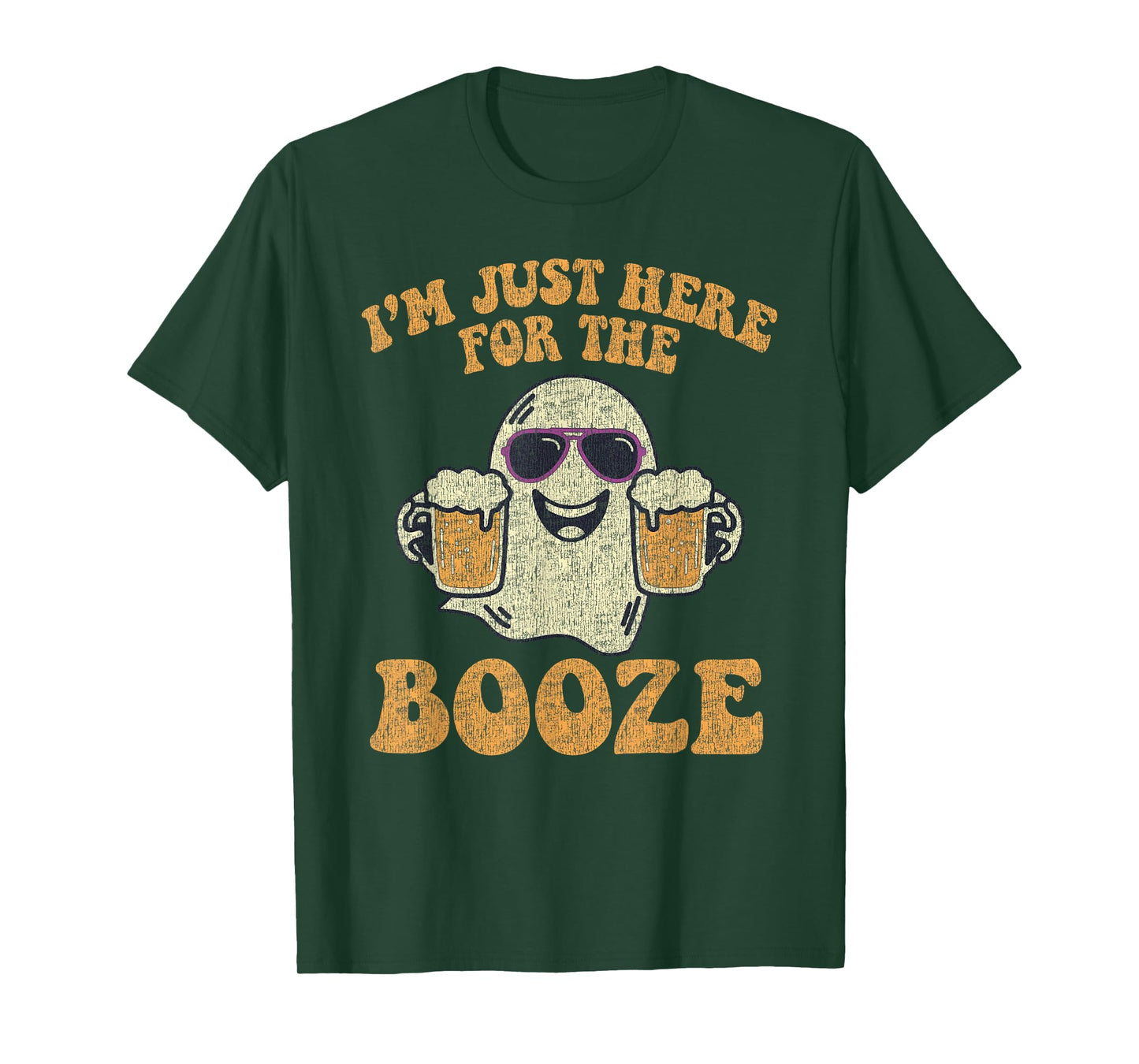 I'm Just Here For The Booze Halloween Beer T-Shirt