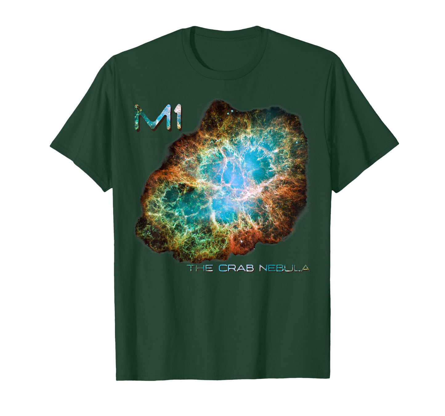 Space Astronomy M1 The Crab Nebula Messier Astronomers T-Shirt