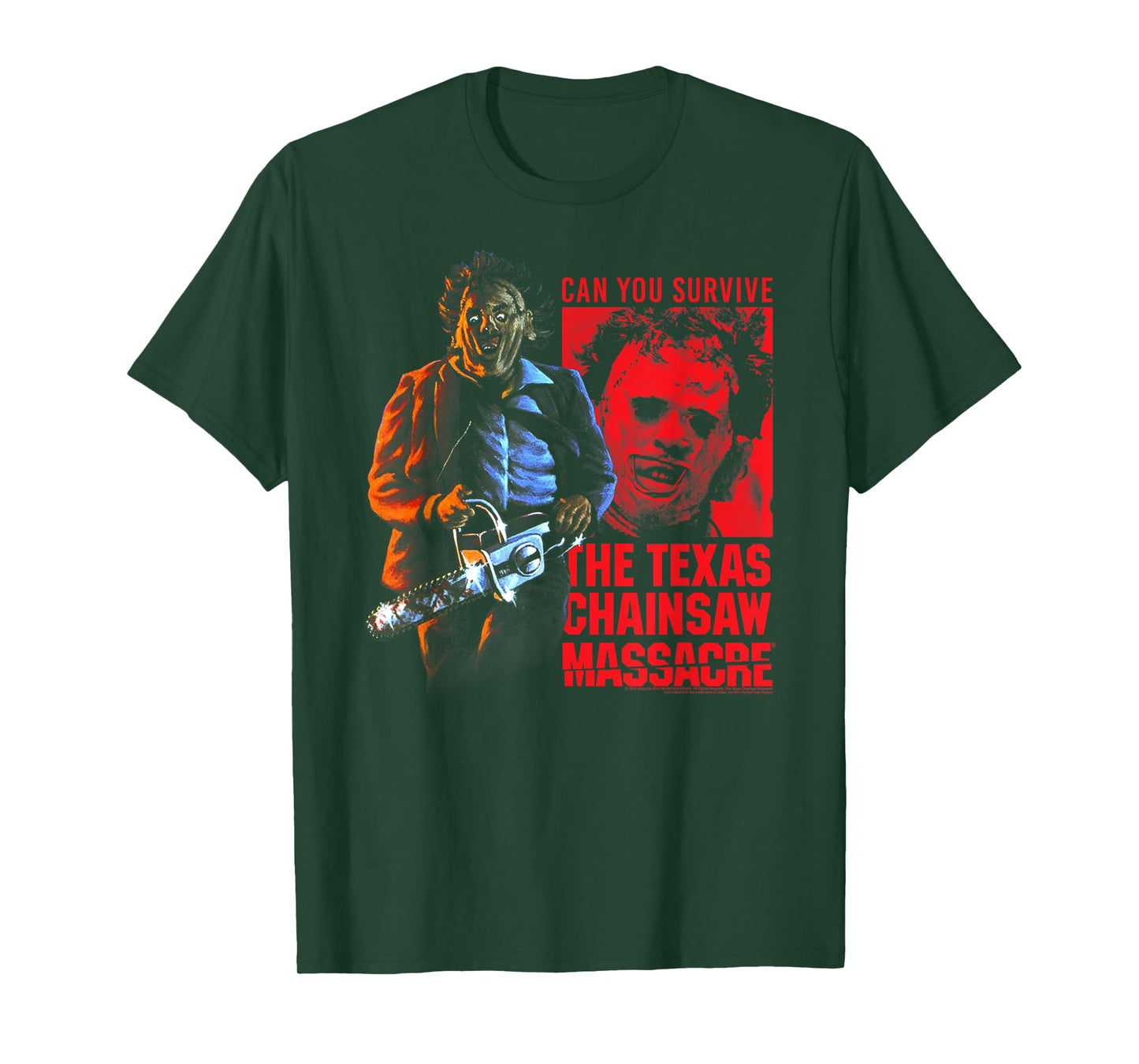 The Texas Chainsaw Massacre Survive Leatherface Horror T-Shirt