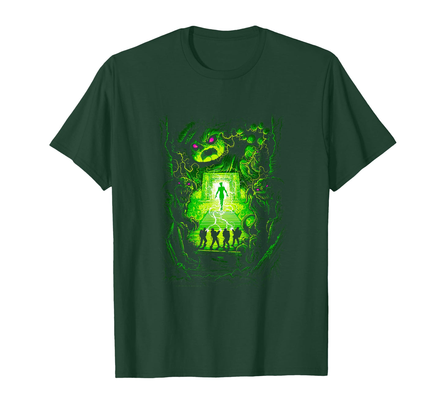 Ghostbusters Dan Mumford Marshmallow Man Movie Poster T-Shirt
