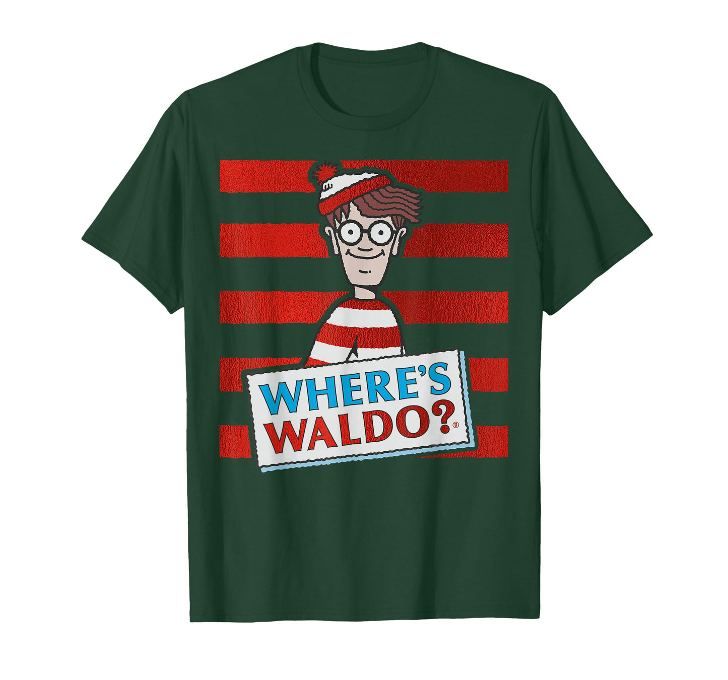 Where's Waldo Waldo Stripes T-Shirt