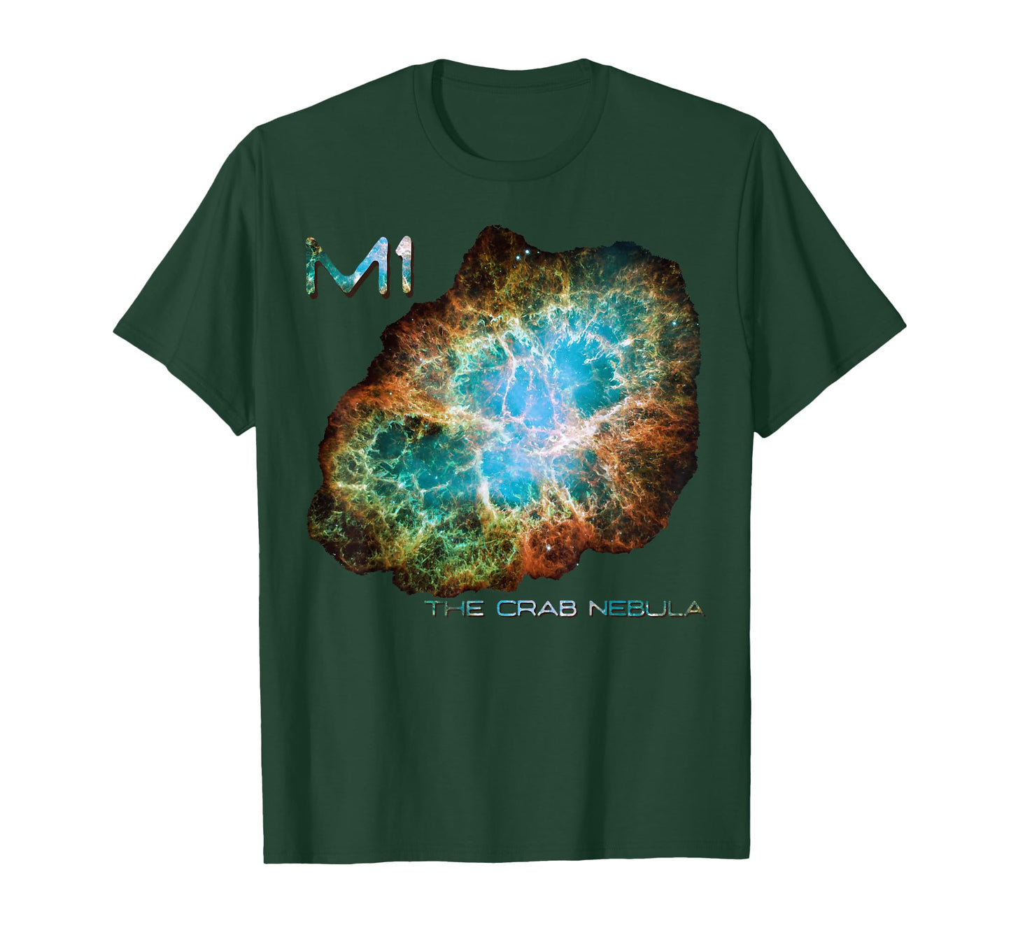 M1 The Crab Nebula Messier Object 1 Astronomy Astronaut T-Shirt