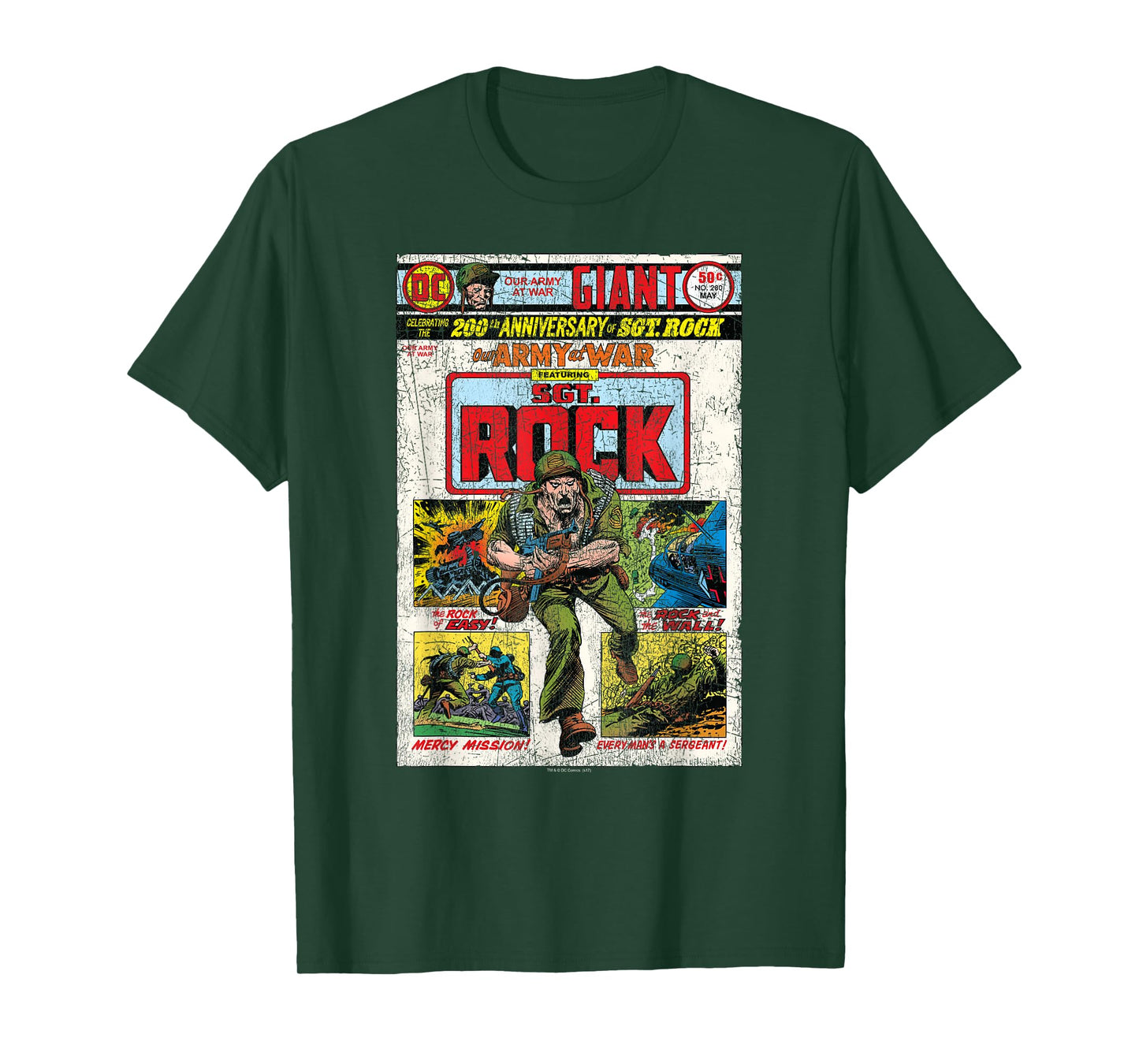Justice League Sgt. Rock Cover T-Shirt