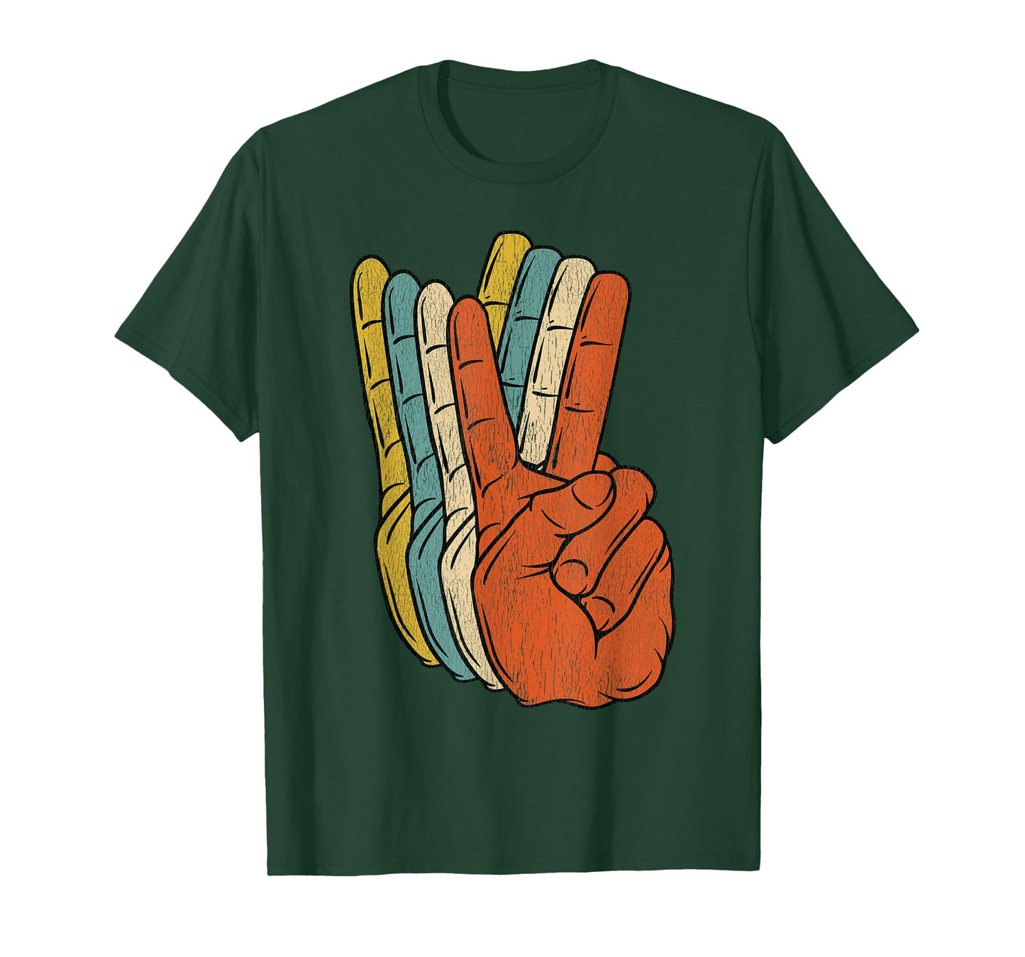 Retro Peace Vintage 60's 70's Hippie Gift T-Shirt