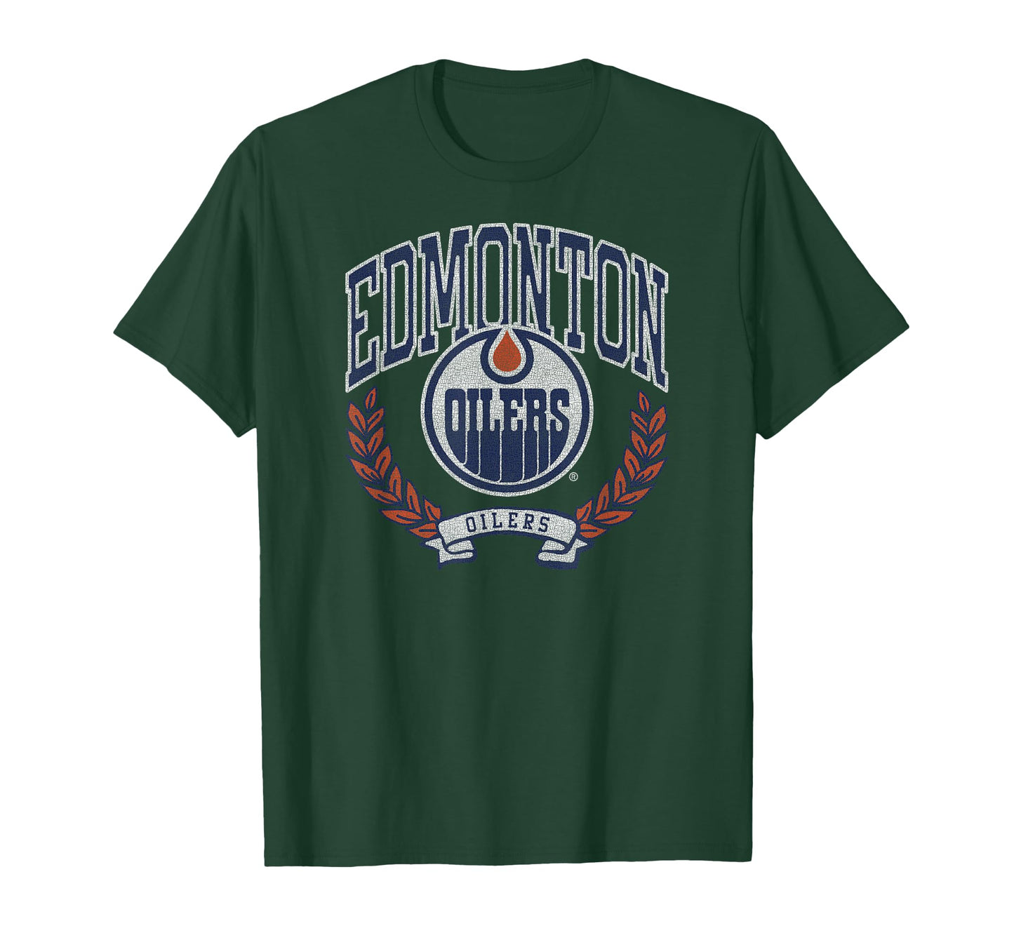 Edmonton Oilers Vintage Victory Dark Heather Licensed T-Shirt